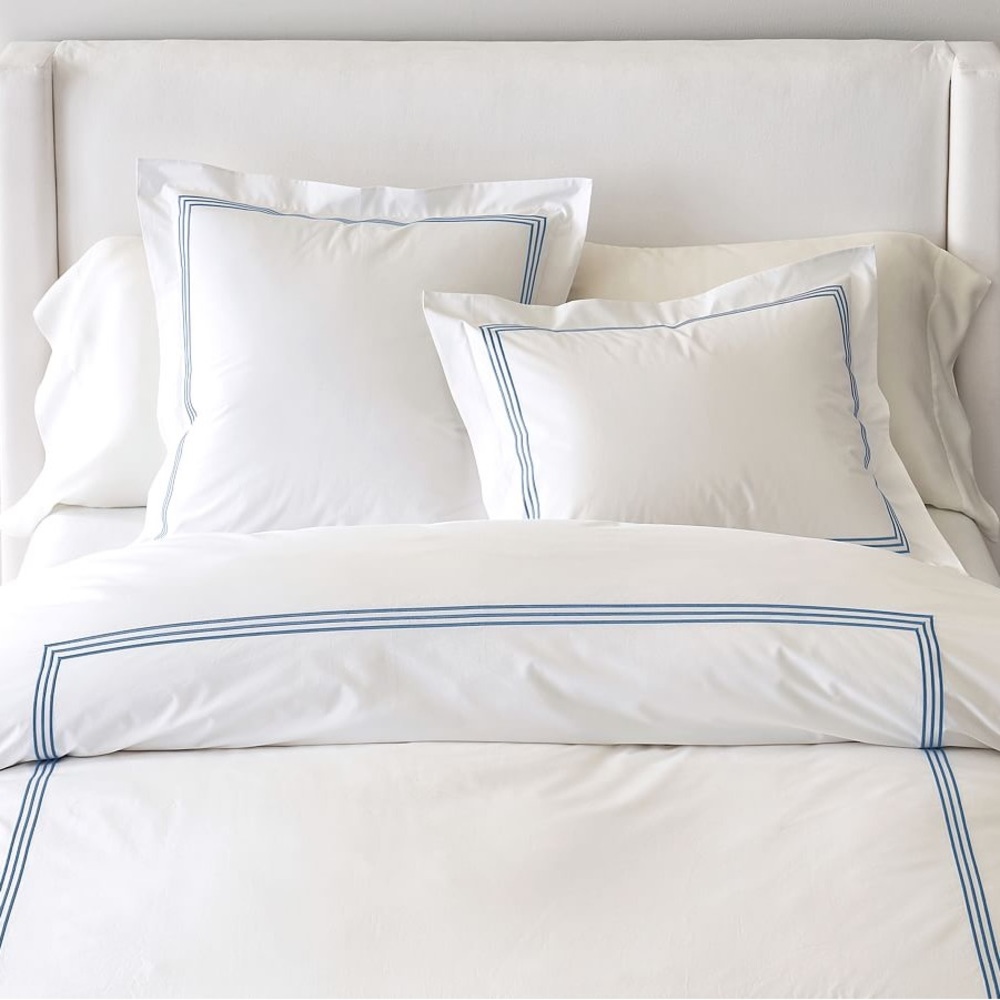 Grand Organic Percale Duvet Cover (King / Chambray)